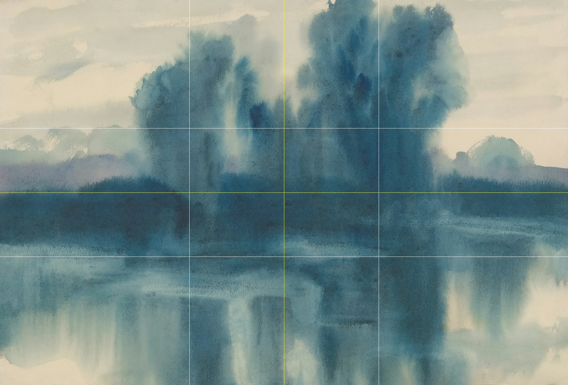 atelier-tools rule of thirds Blue Mood over a Lake